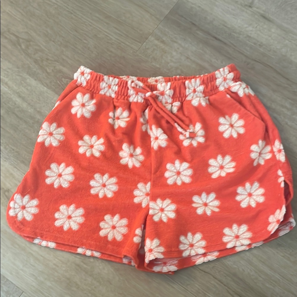 Floral Orange Women's Shorts